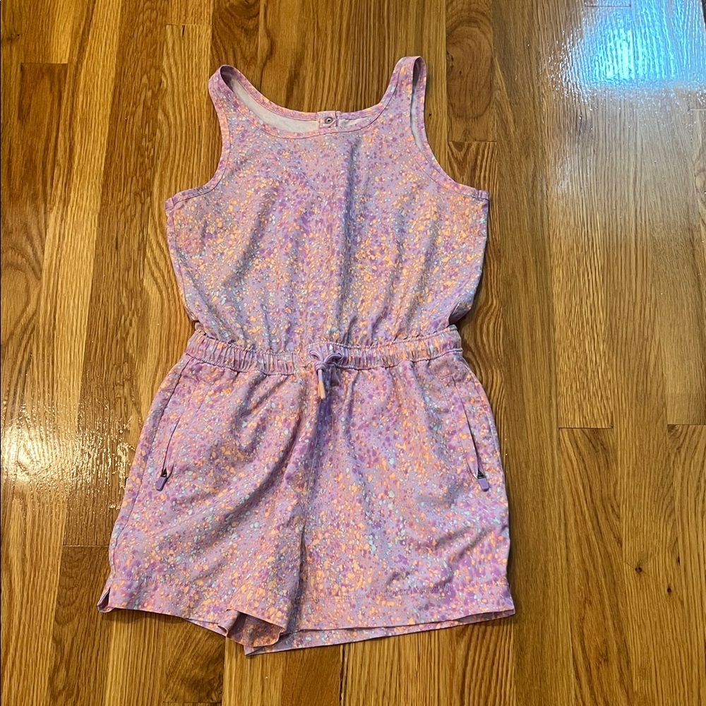 Athleta Kids Speckled Pink Romper